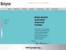 Tablet Screenshot of briyte.com